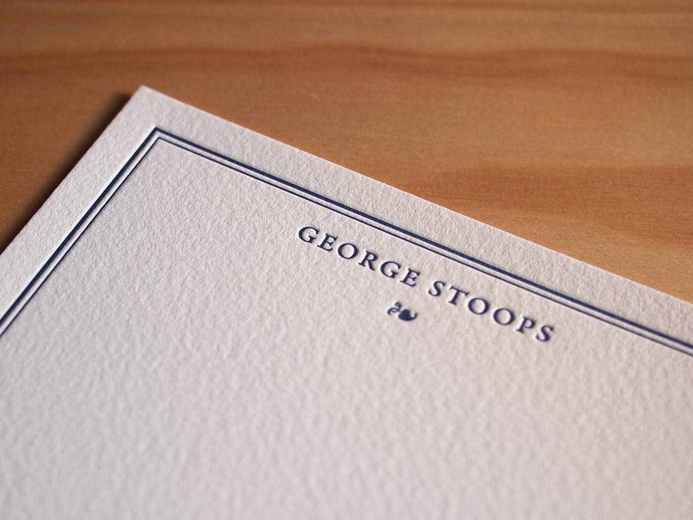 Letterpress Note