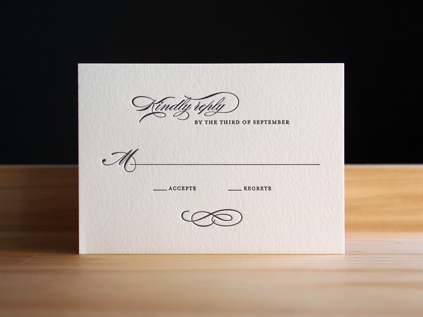 Belvedere invitation from Parklife Press