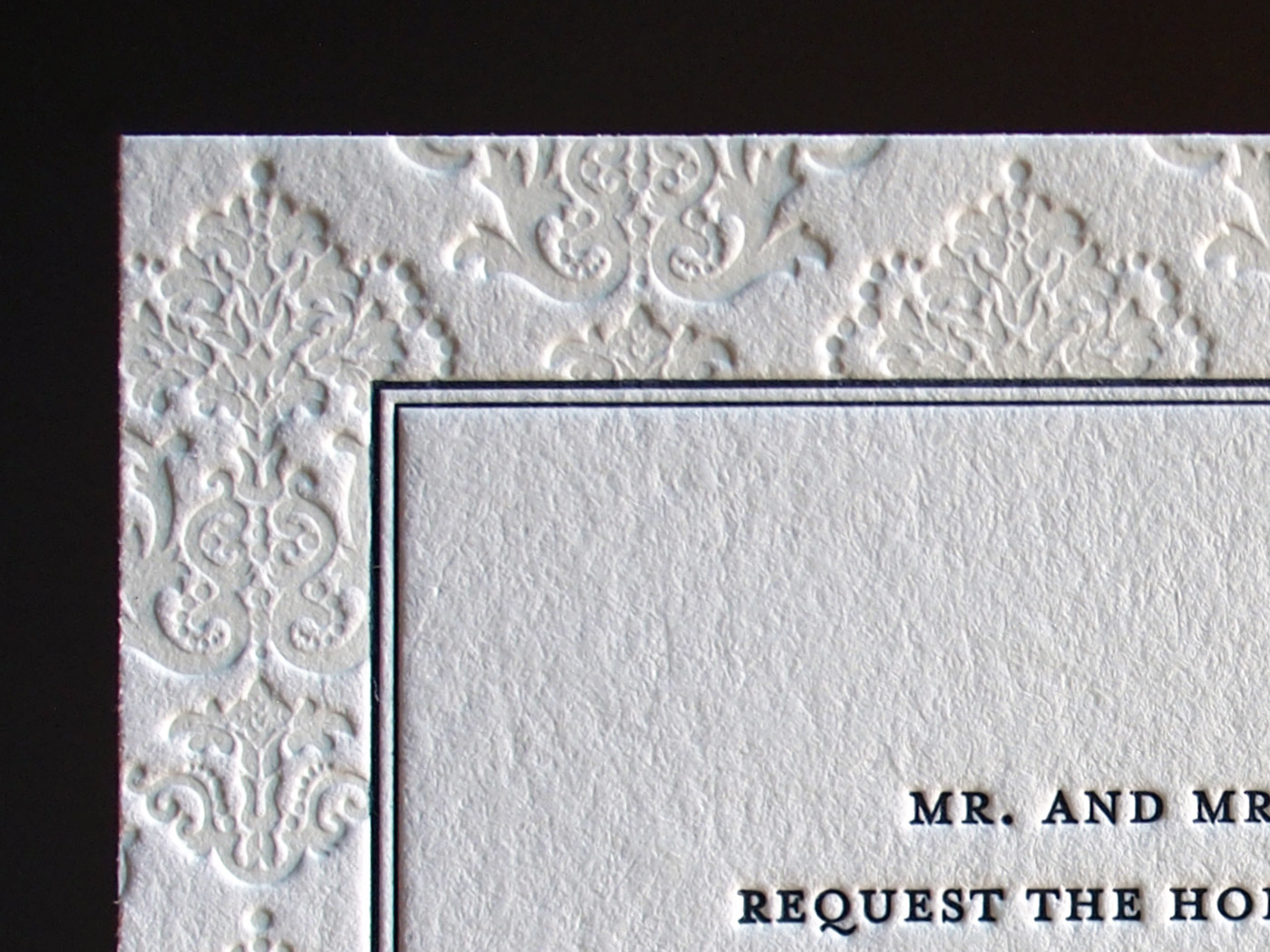 Belvedere invitation from Parklife Press