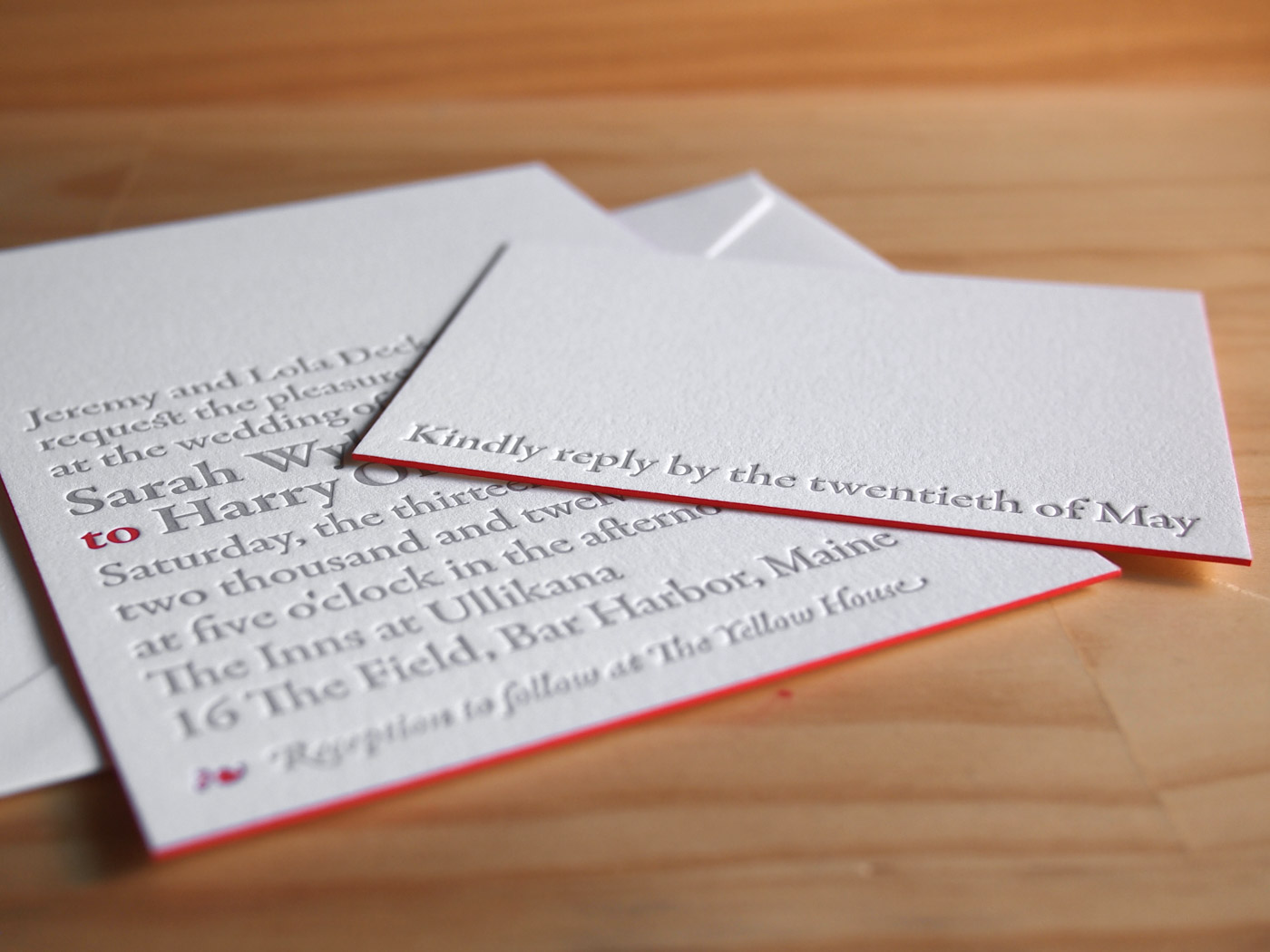 Bookplate invitation from Parklife Press