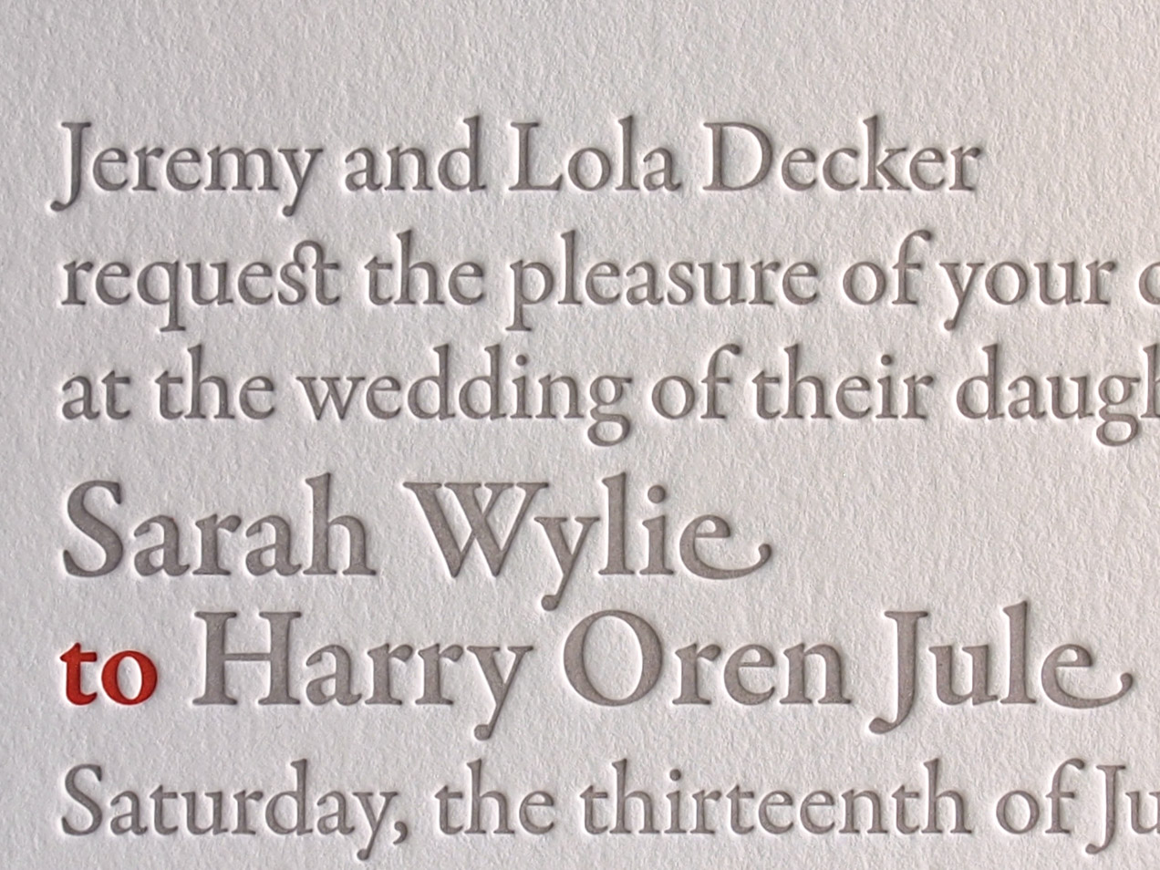Bookplate invitation from Parklife Press