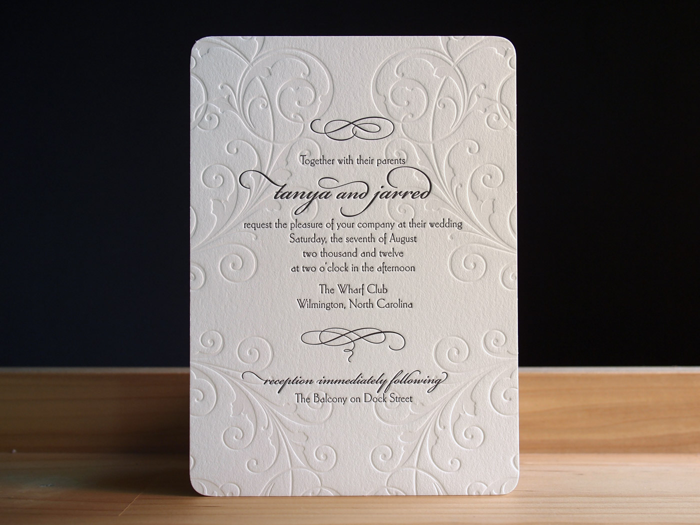 Carlton invitation from Parklife Press