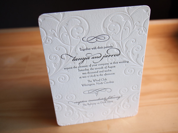 Carlton invitation from Parklife Press