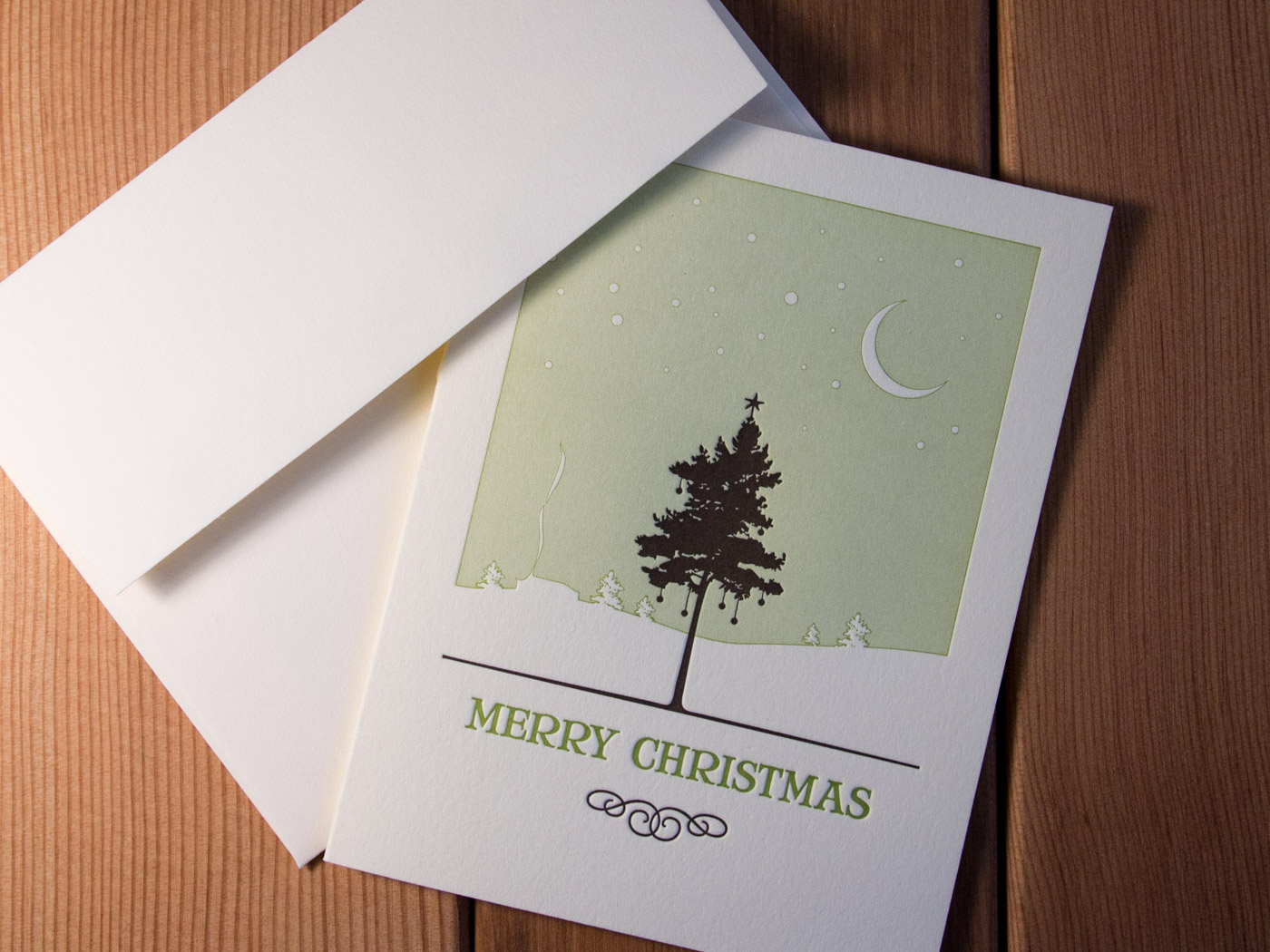 Crescent Holiday Card from Parklife Press