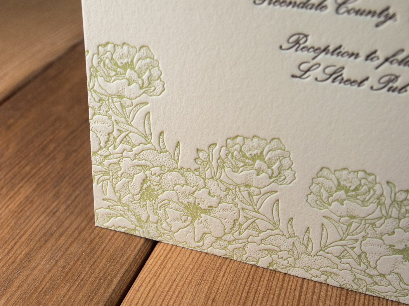 Fiore invitation from Parklife Press