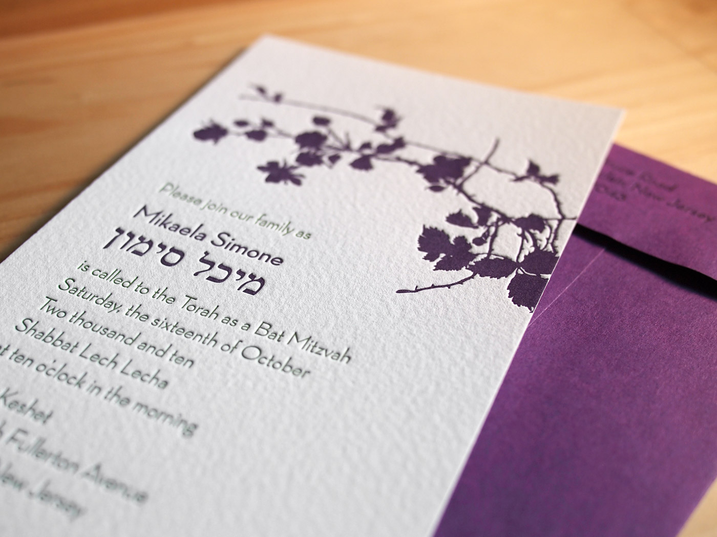 Flora Bat Mitzvah from Parklife Press