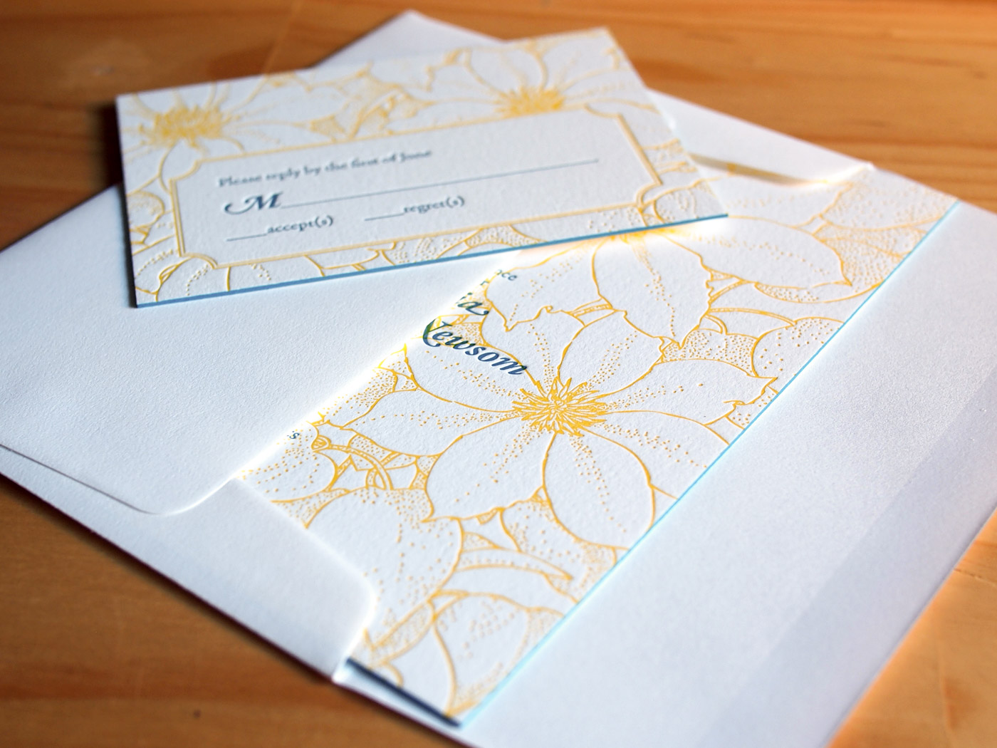 Garden invitation from Parklife Press