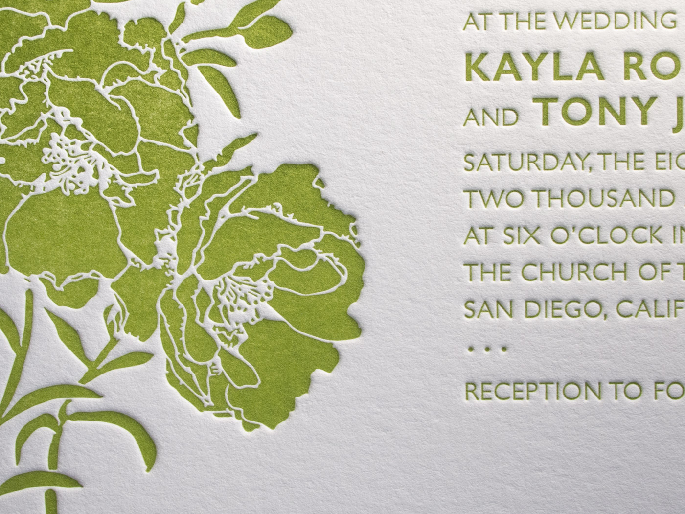 Jardin invitation from Parklife Press
