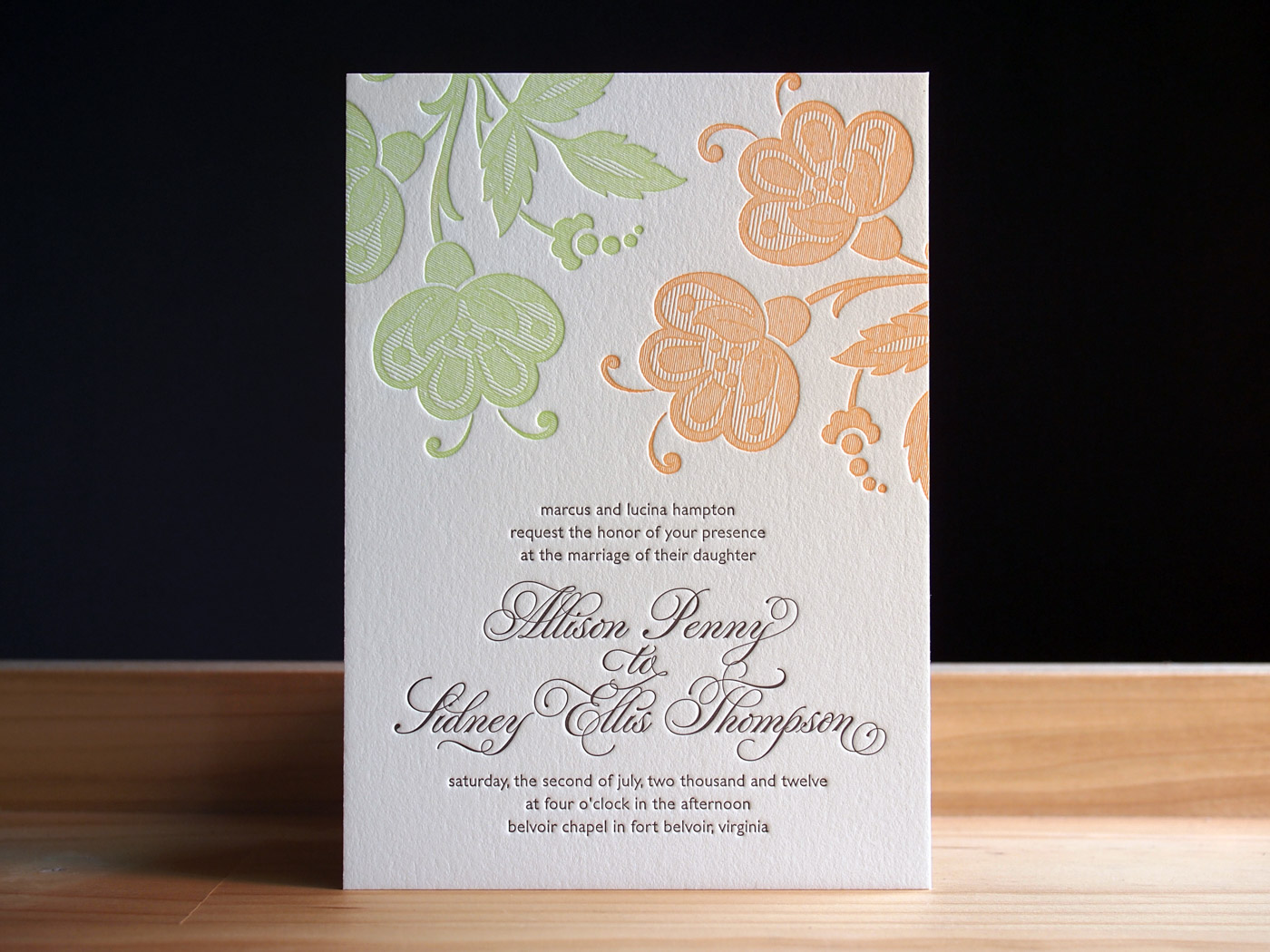 Junebug invitation from Parklife Press
