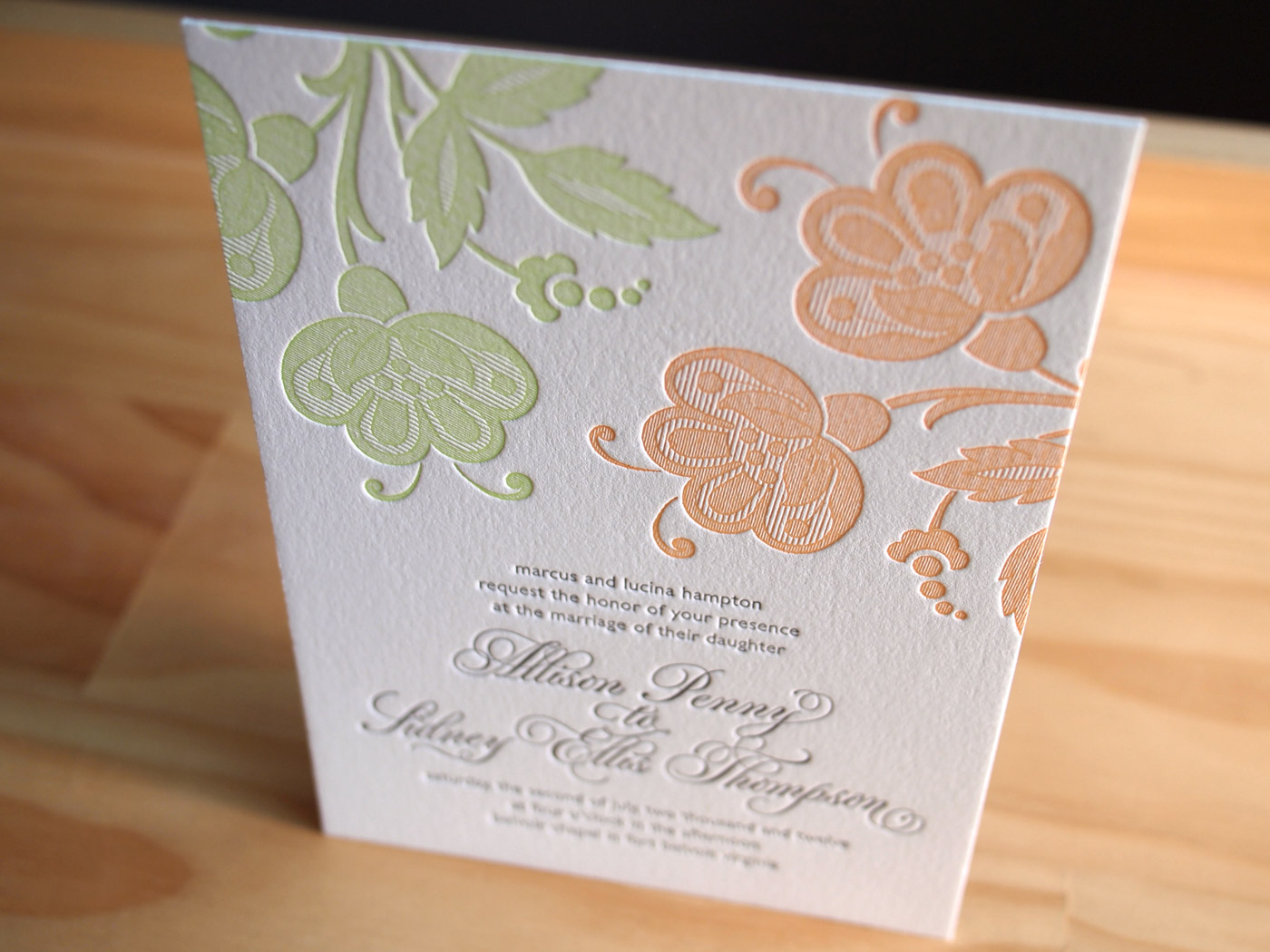 Junebug invitation from Parklife Press