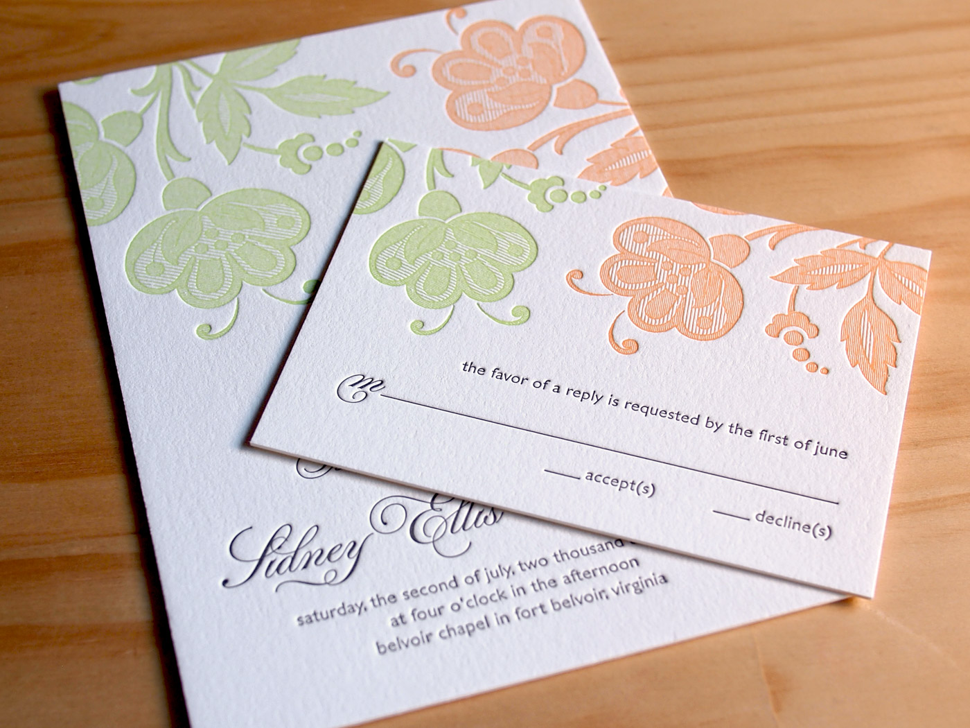 Junebug invitation from Parklife Press