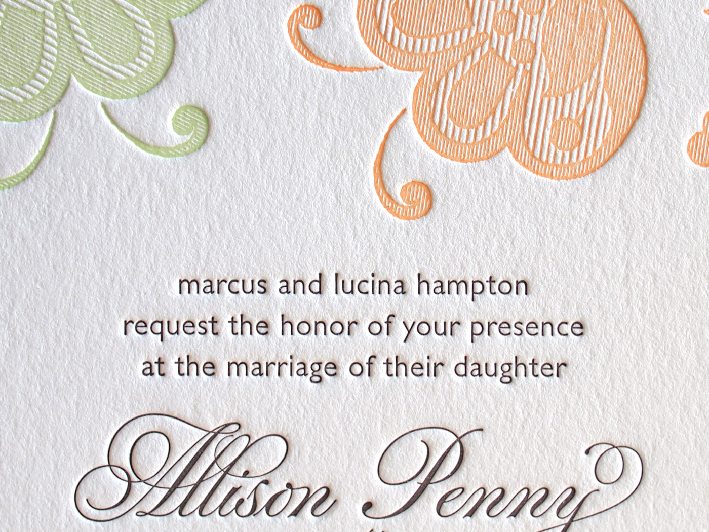Junebug invitation from Parklife Press