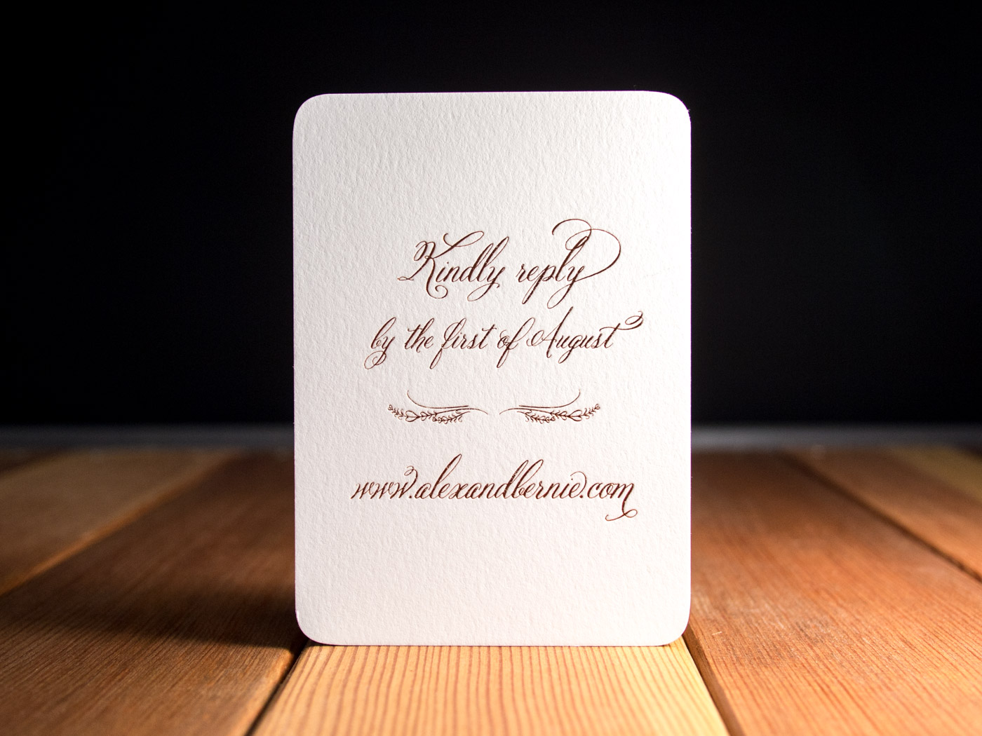 Laurelhurst invitation from Parklife Press