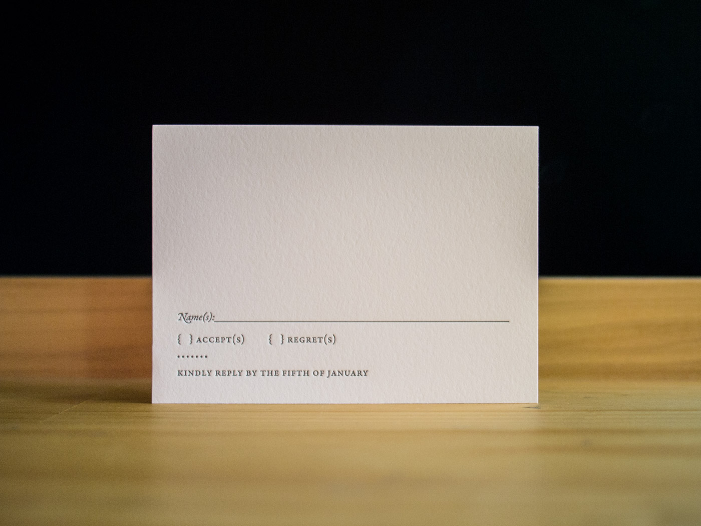 London invitation from Parklife Press