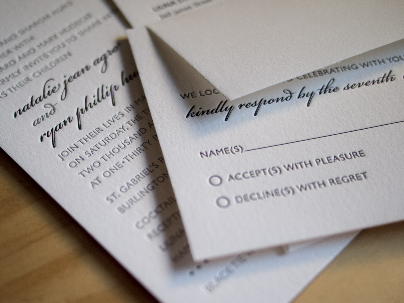 Ontario invitation from Parklife Press