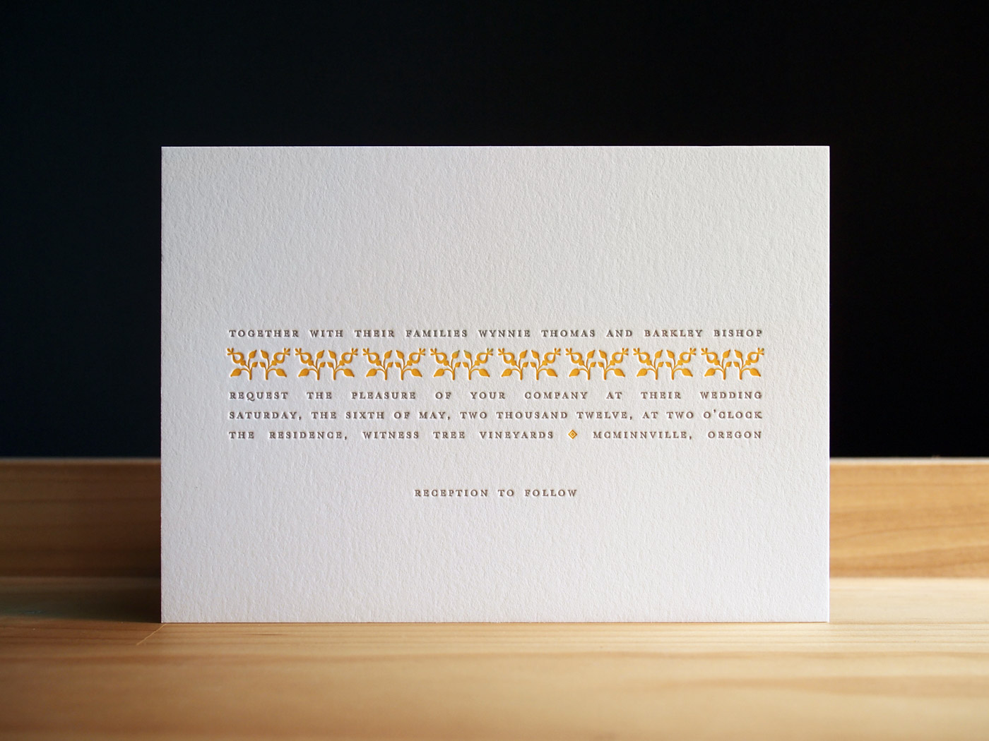 Parsnip invitation from Parklife Press