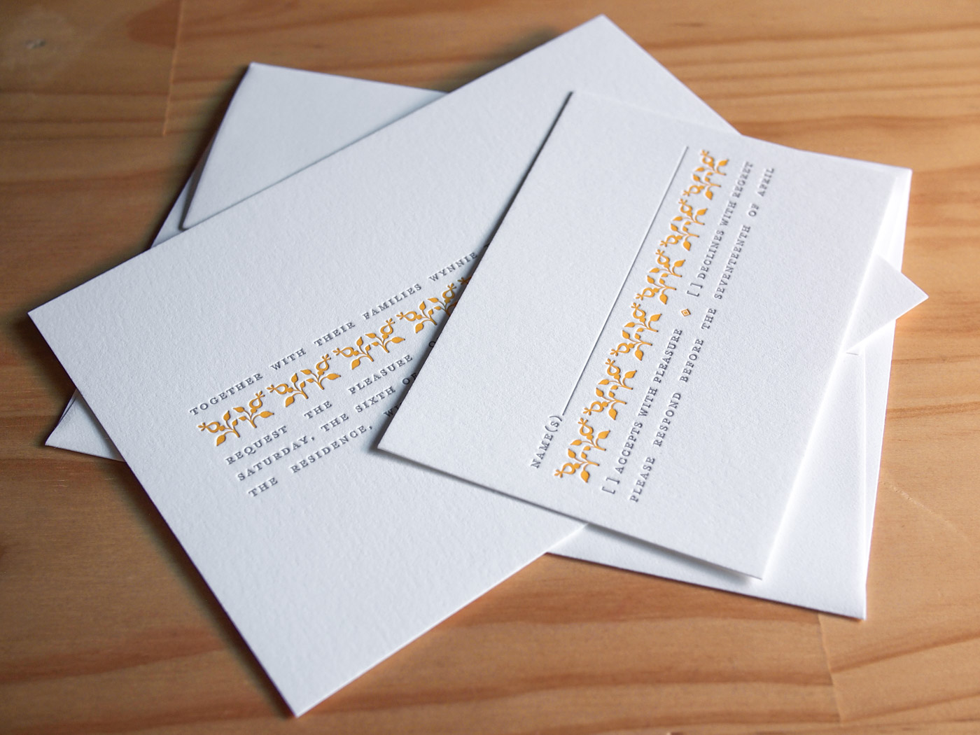 Parsnip invitation from Parklife Press