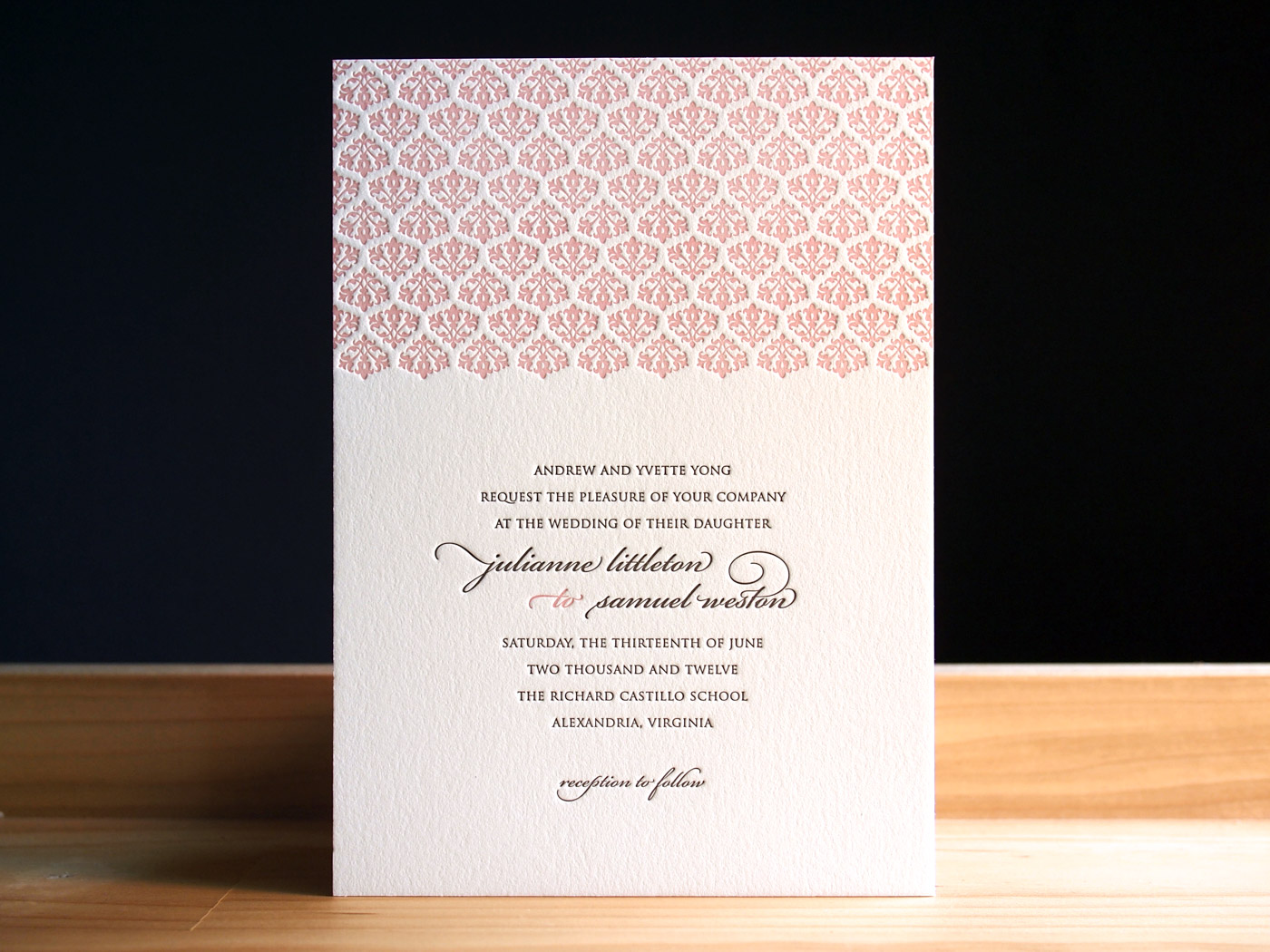 Pinkney invitation from Parklife Press