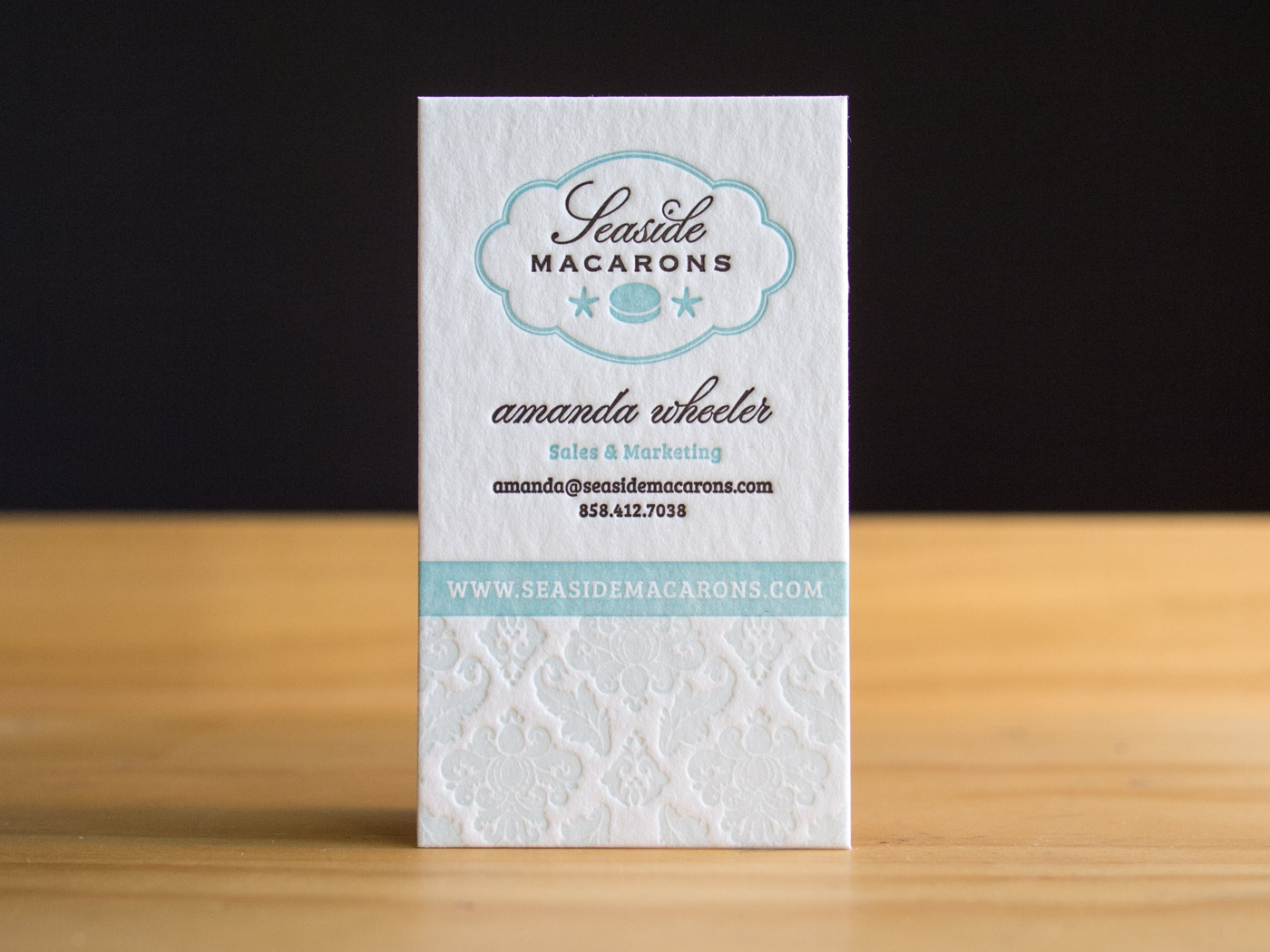 Seaside Macarons | Printed by Parklife Press