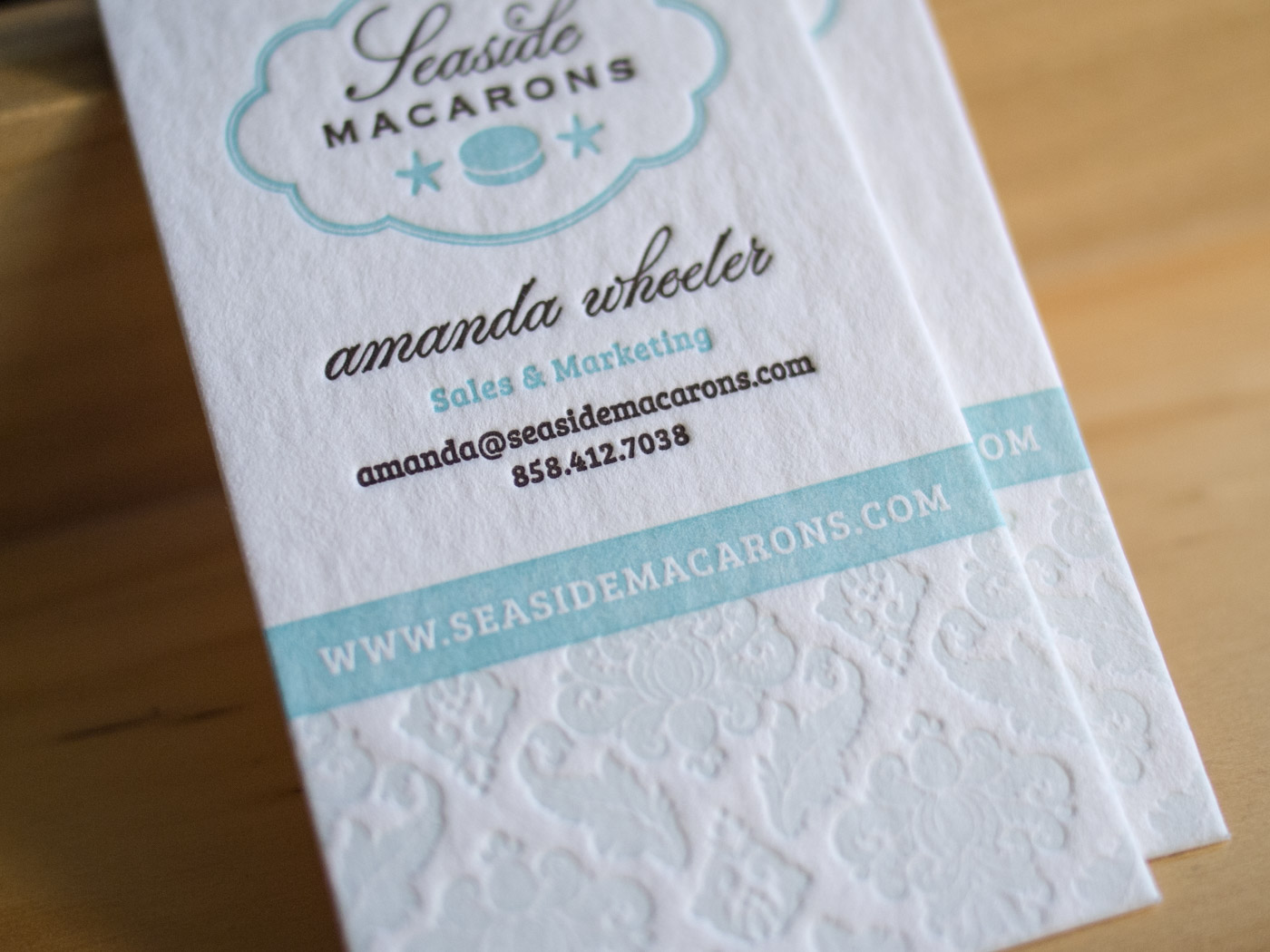 Seaside Macarons | Printed by Parklife Press