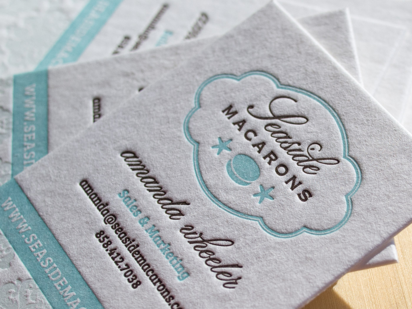 Seaside Macarons | Printed by Parklife Press