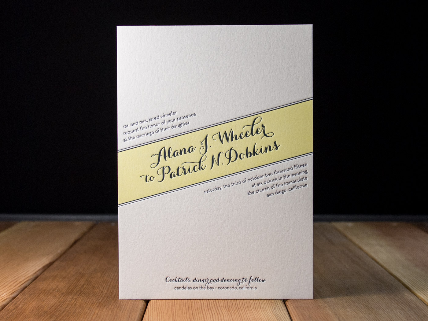 Skiff invitation from Parklife Press