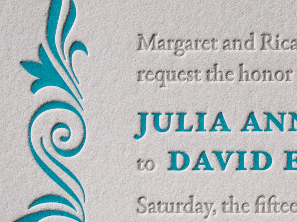 Topaz invitation from Parklife Press