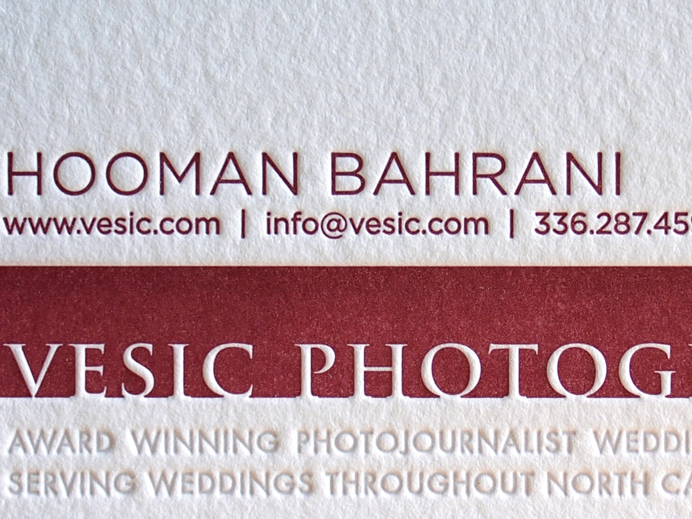 Vesic Photography | Printed by Parklife Press