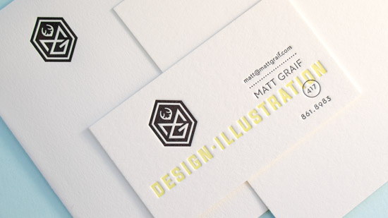 Letterpress Business Cards