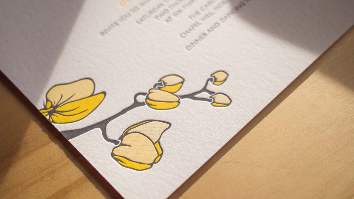 Letterpress Wedding Invitations